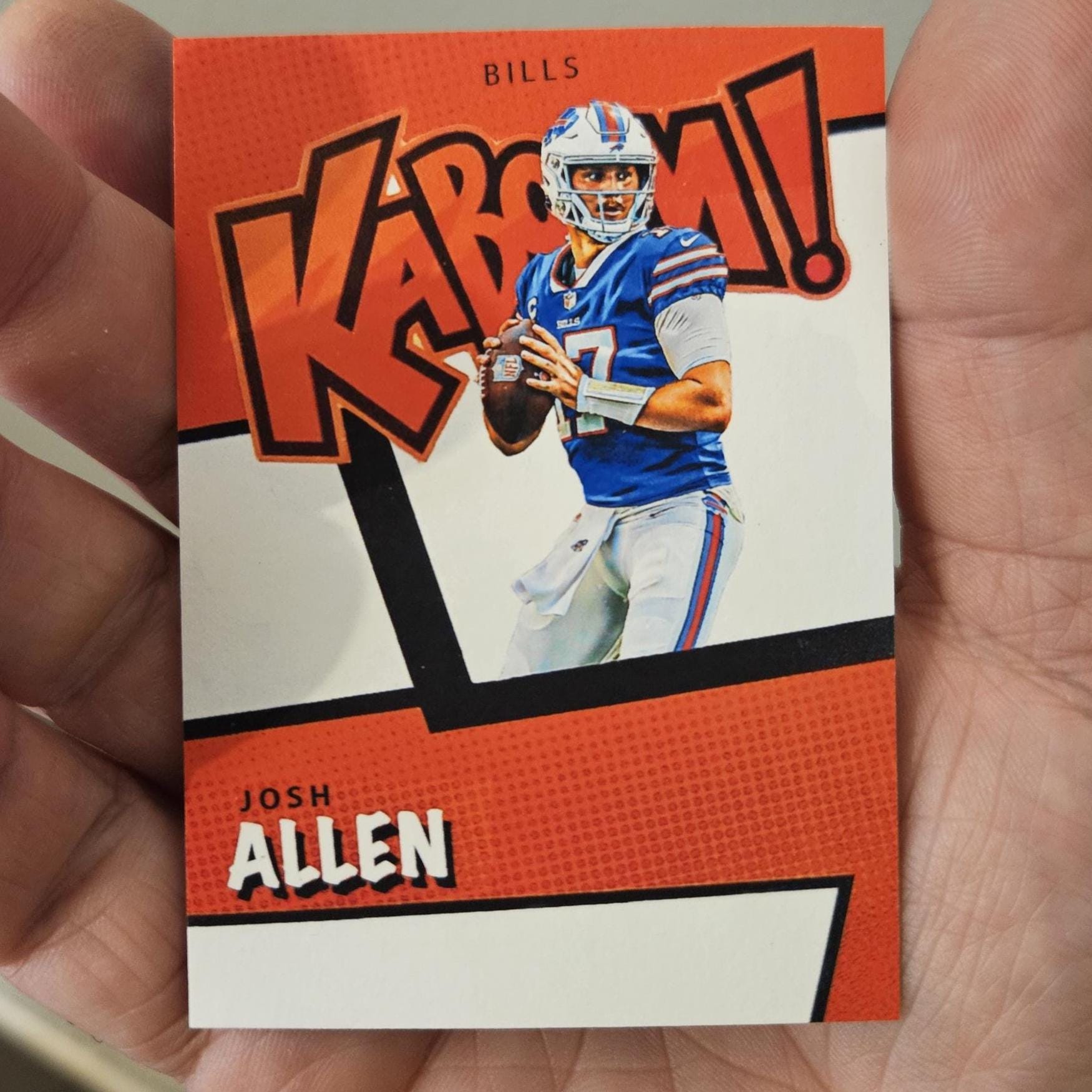 Josh Allen Gold Custom Kaboom - Etsy