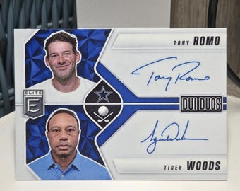 Tony romo tiger woods dual auto DUI DUOS