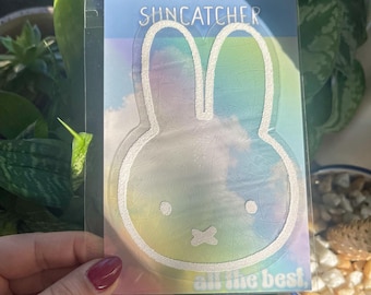 Miffy Suncatcher: Rainbow Window Cling, Kawaii Decor