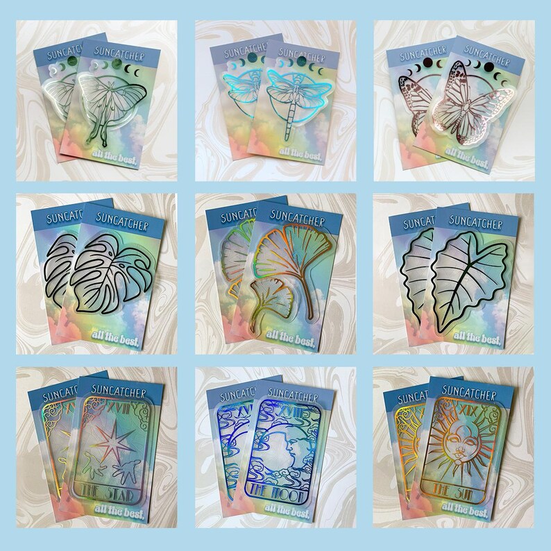 Smiski Suncatcher: Rainbow Maker, Glow in the Dark Window Decal image 8