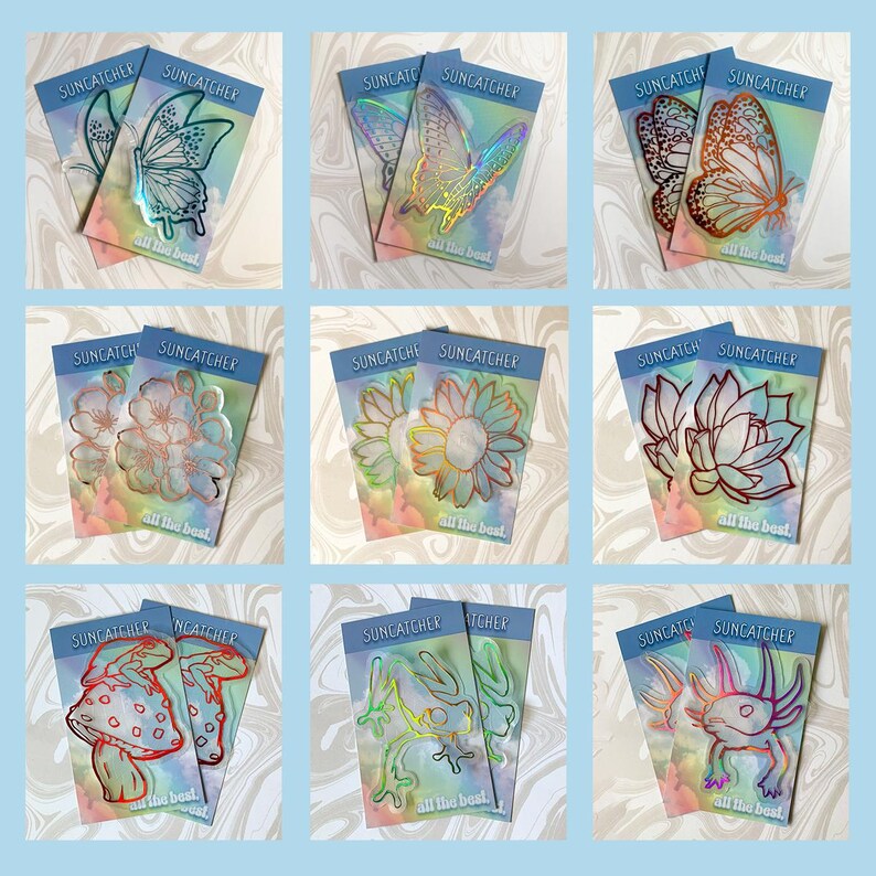 Smiski Suncatcher: Rainbow Maker, Glow in the Dark Window Decal image 9