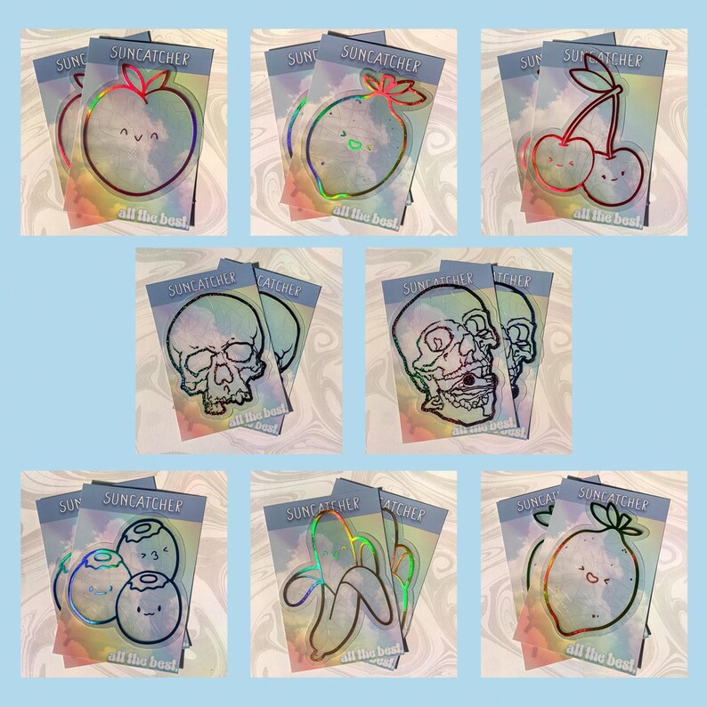 Smiski Suncatcher: Rainbow Maker, Glow in the Dark Window Decal image 11