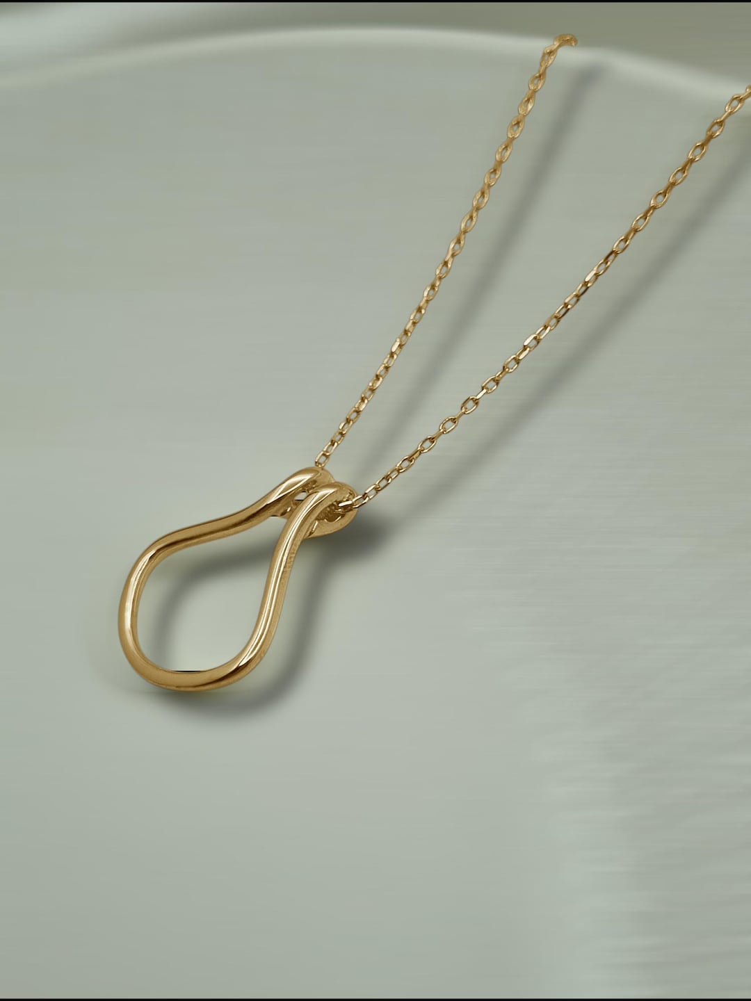 Sterling Silver Ring Holder Necklace: Geometric Pendant, Gift for Nurse