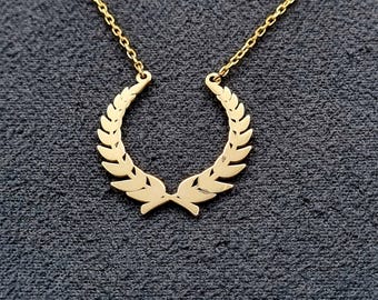 Wheat Necklace, Ring Holder Necklace, Minimalist Ring Keeper Pendant, Trendy Necklace, Elegant Pendant, Custom Necklace, Gift for Nurse.