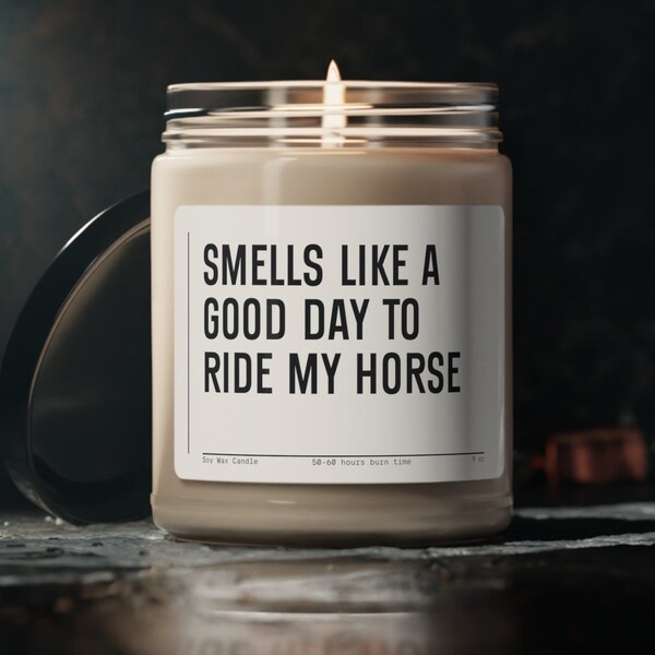 Horse Candle Etsy