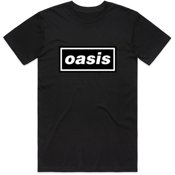 Vintage T-Shirt - Oasis Top Liam Gallagher Noel Gallagher Decca Logo 90's Grunge Alternative Classic Retro Rock Band Tee