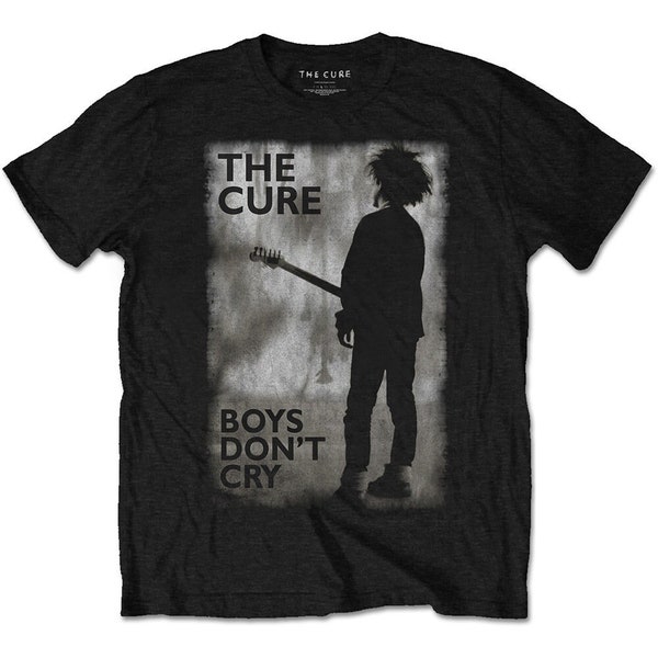 Vintage T-Shirt - The Cure Unisex Robert Smith Boys Don't Cry '80s Post-Punk Classic Rock Alternative New Wave Band Tee