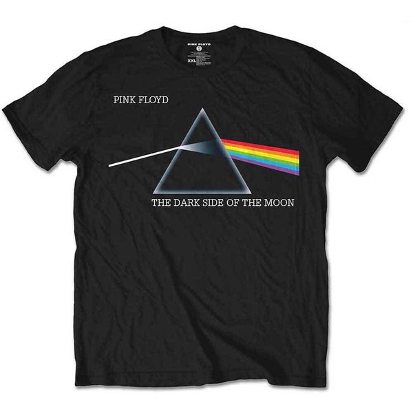 Vintage T-Shirt - Pink Floyd Unisex Top Dark Side of The Moon Classic Rock Retro Tee