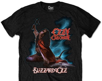 Vintage T-Shirt - Ozzy Osbourne Unisex Blizzard of Ozz 80's Classic Rock Retro Tee