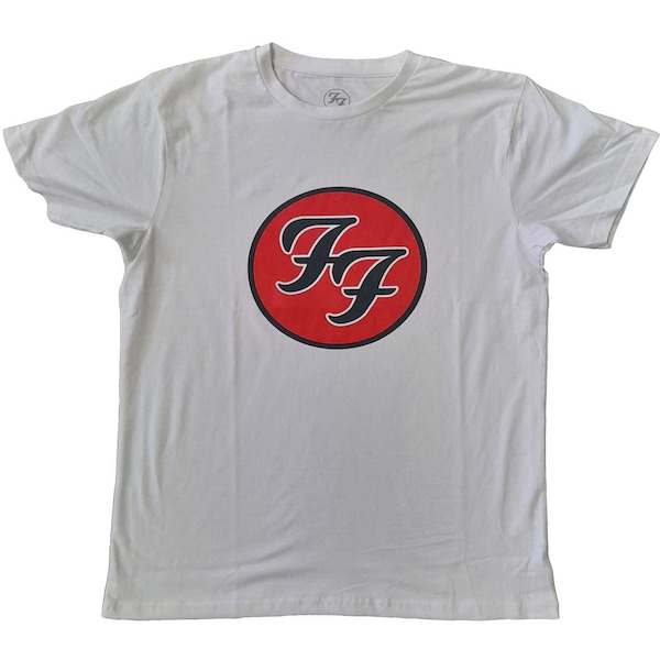 Vintage T-Shirt - Dave Grohl Foo Fighters Top FF Logo 90's Grunge Alternative Classic Retro Rock Band Tee
