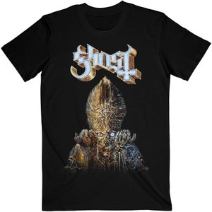Vintage T-Shirt - Ghost Unisex Top Impera Glow '00s Heavy Metal Prog Rock Tee