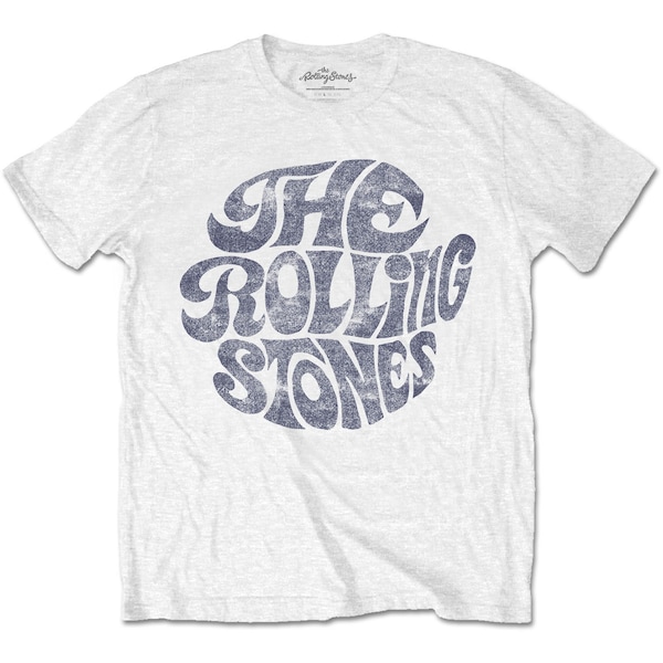 Vintage T-Shirt - Rolling Stones Unisex Top 70's Logo Mick Jagger Wash Collection Retro 70's Classic Rock Tee