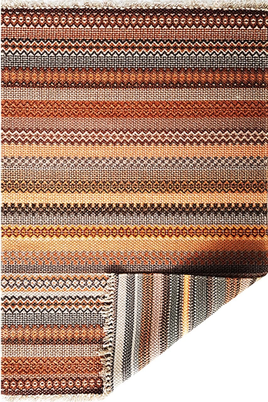 Lint Rug Rustic Rug, Colorful Striped Rug, Area Rug, Turkish Rug, Lint-free Rug ...