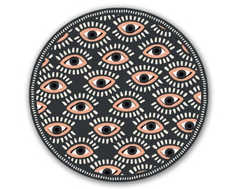 Rundögatta, Cirkelmatta, Onda ögat-matta, Area matta, Modern matta, Cool matta, Mattor för kök, Luddfri matta, Badrumsmatta, Grön matta, Figurmatta