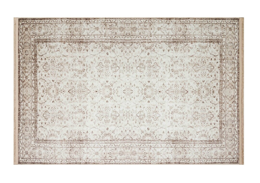 Lint Rug Beige Distressed Rug, Oriental Rug, Vintage Rug, Area Rug, Turkish Rug ...