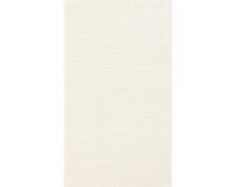 Crème loper vloerkleed: zacht micropolyester tapijt