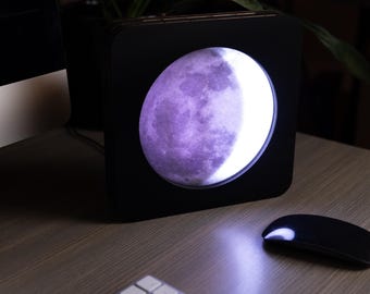 Moon Phase Clock, Large "LunaKron 2"