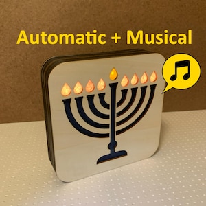 ハイテクなハヌカのメノーラー：自動点灯＆音楽「HanuKron」