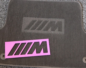 Plantilla para alfombrilla de coche estilo BMW M-SPORT