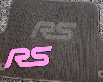 Plantilla para alfombrilla de alfombra FORD RS para limpieza detallada de vehículos