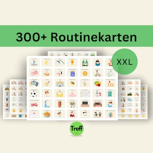 Karty rutyny dla dzieci, plan tygodniowy dla dzieci, Montessori, plan dnia dla dzieci, planer tygodniowy Montessori, druk cyfrowy, PDF, XXL, struktura, ADHD
