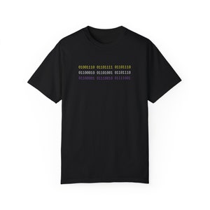 Camiseta no binaria Camiseta irónica Camiseta de orgullo sutil Camiseta de ropa técnica Orgullo no binario Género queer Ropa queer Camiseta queer No binario Regalo no binario imagen 5