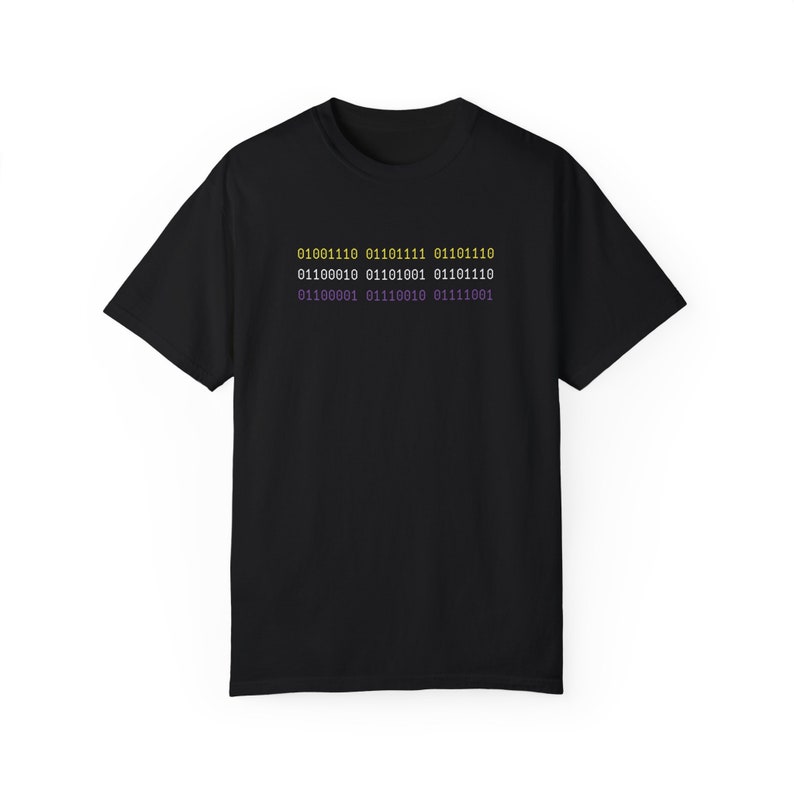 Camiseta no binaria Camiseta irónica Camiseta de orgullo sutil Camiseta de ropa técnica Orgullo no binario Género queer Ropa queer Camiseta queer No binario Regalo no binario imagen 5