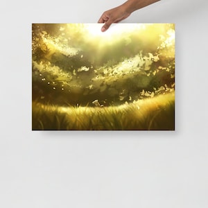 Print - A Cubone alone in the forest