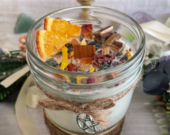 Litha / Midsummer / Summer Solstice Ritual Candle