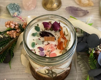 Beltane Intention / Celebration / Ritual Candle