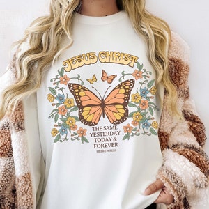 Christian Faith Bible Verse Shirt Gift for Her, Jesus is King Christian Apparel, Faith over Fear Trendy fall Tshirt Gift, Jesus Clothing Tee