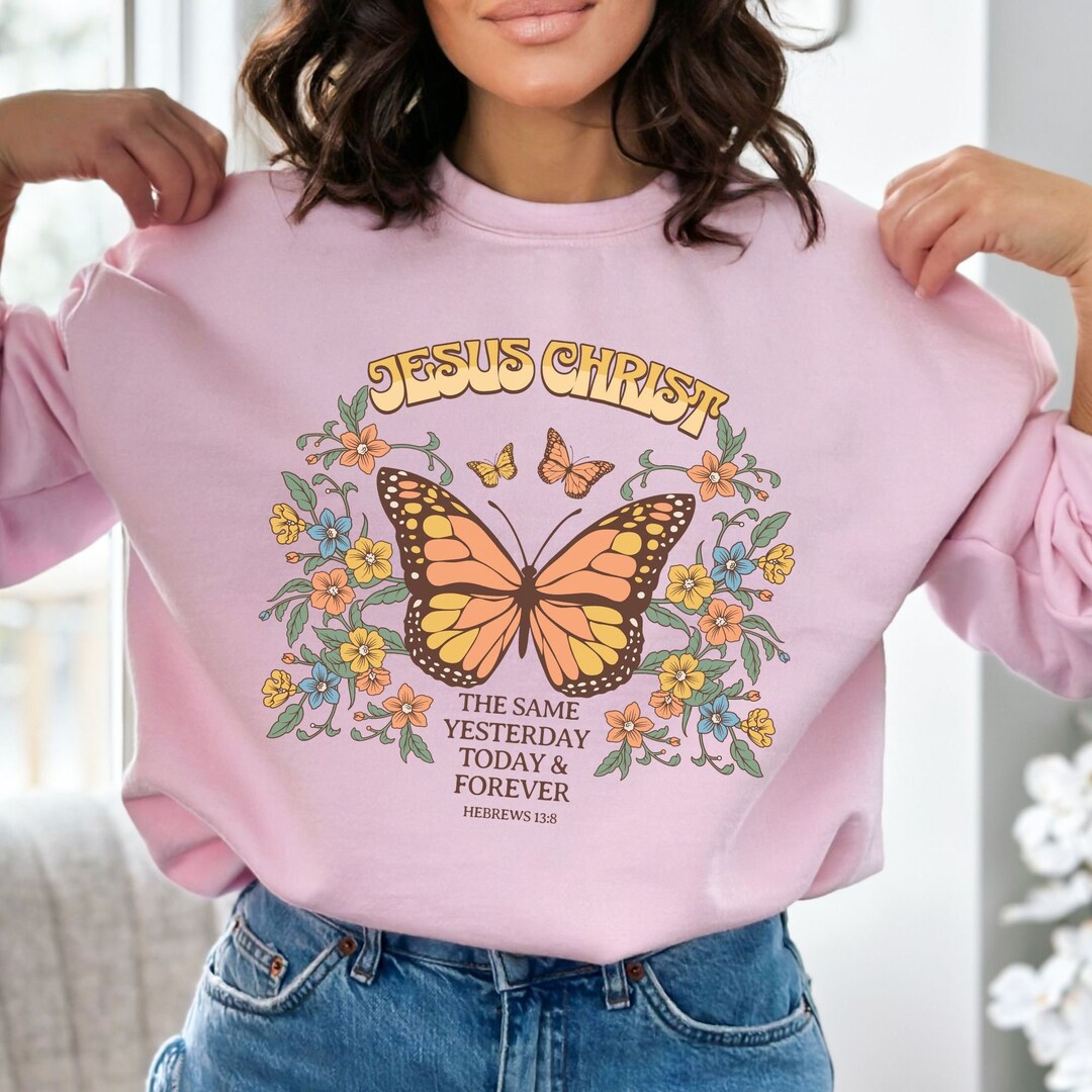 Jesus Christ Christian Faith Bible Verse Sweatshirt Gift,jesus is King ...