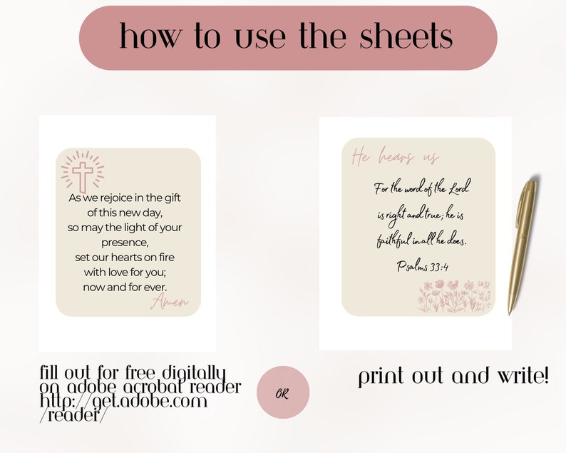 Blank Scripture Cards. Printable Bible Journaling Notecards. Christian ...