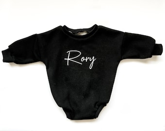 Custom Bubble Romper | One Piece | Baby One Piece | Baby Romper | Baby Clothing | Crew Neck | Baby Sweatshirt | Baby Basics