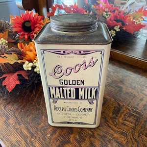 Vintage Coors Malzmilchdose