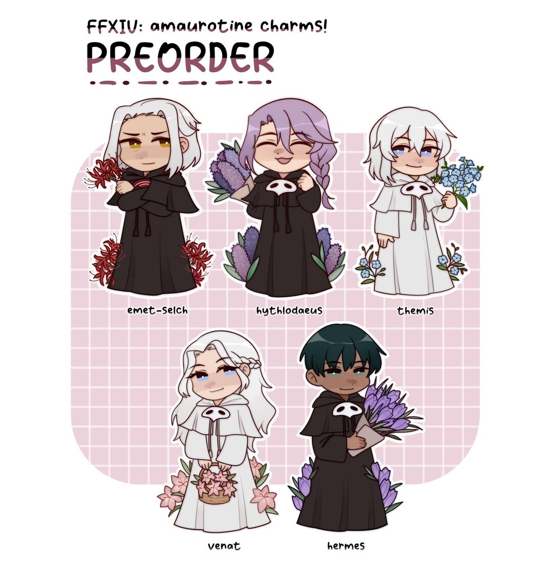 PREORDER Ffxiv Amaurotine Charms Etsy