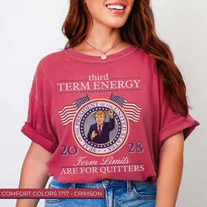 Funny Trump 2028 Shirt, Political Satire Tee, Comfort Colors Patriotic Shirt, Trump Rally Shirt, Unisex MAGA Humor Tee, Funny Political Gift