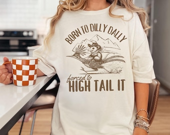 Born To Dilly Dally Opossum TShirt, Funny Retro 90s Vintage Aesthetic Tee, Sarcastic Silly Meme Shirt for Men & Women, Weirdcore Graphic Tee