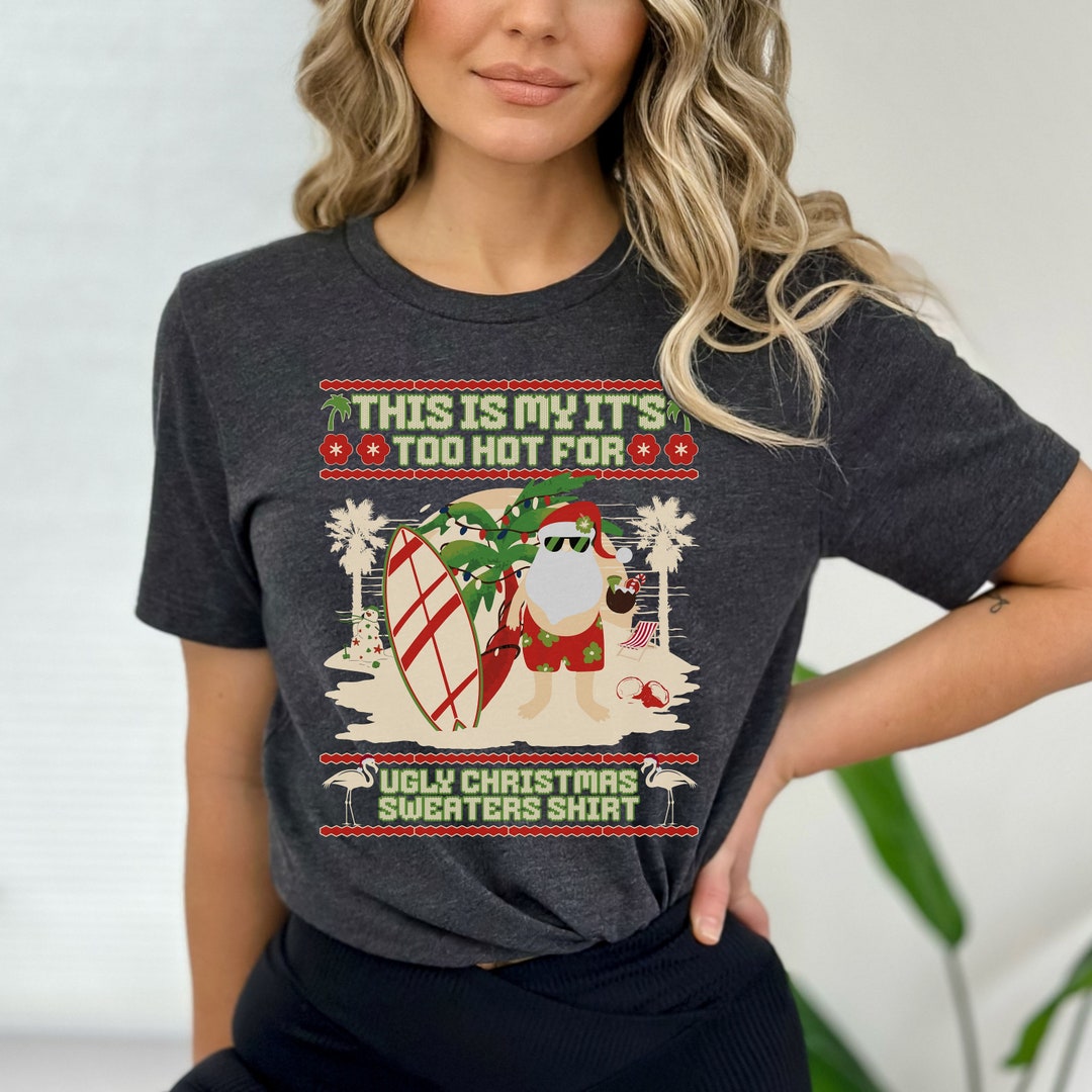 Hawiian Christmas Shirt, Tropical Ugly Christmas Sweater Shirt