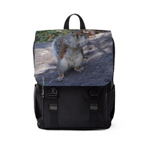 Sac à dos à bandoulière unisexe Chipmunk New York Original sans filtre photographie Noël vacances elle lui cadeau-cadeau-cadeau personnalisé personnalisé