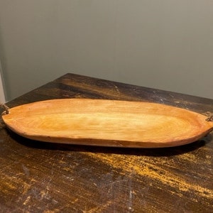 Hand Carved Multi-Use Cypress Dish