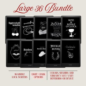 Kindle Lock Screen Bundle Kindle Accessories Cowboy Vibes