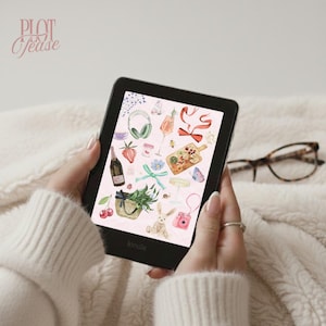 Pantalla de bloqueo Kindle con collage pop femenino (descarga digital)