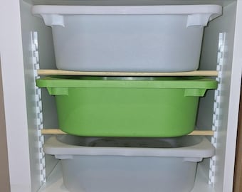 Ikea Kallax Trofast insert rail system for Trofast boxes ideal for storing toys Lego