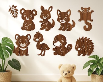 Australian Animals SVG Bundle: Laser Cut Aussie Clipart (Digital Download)