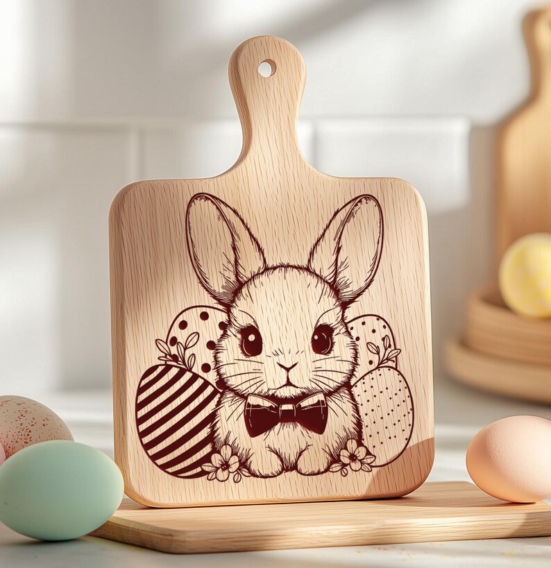 Easter Bunny SVG Clipart Bundle, Laser Cut Files (digital Download) - Etsy