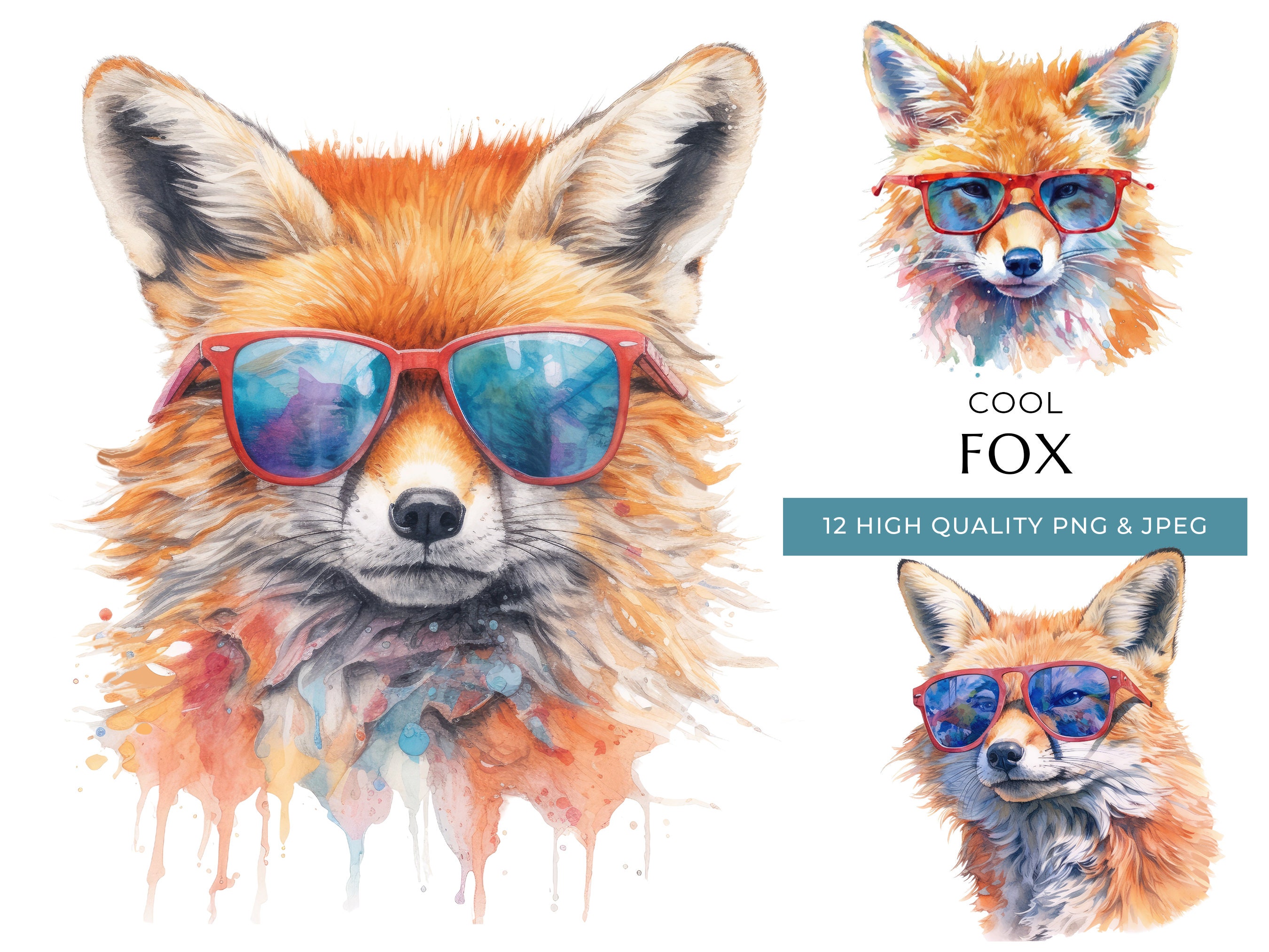 Red fox sunglasses sales
