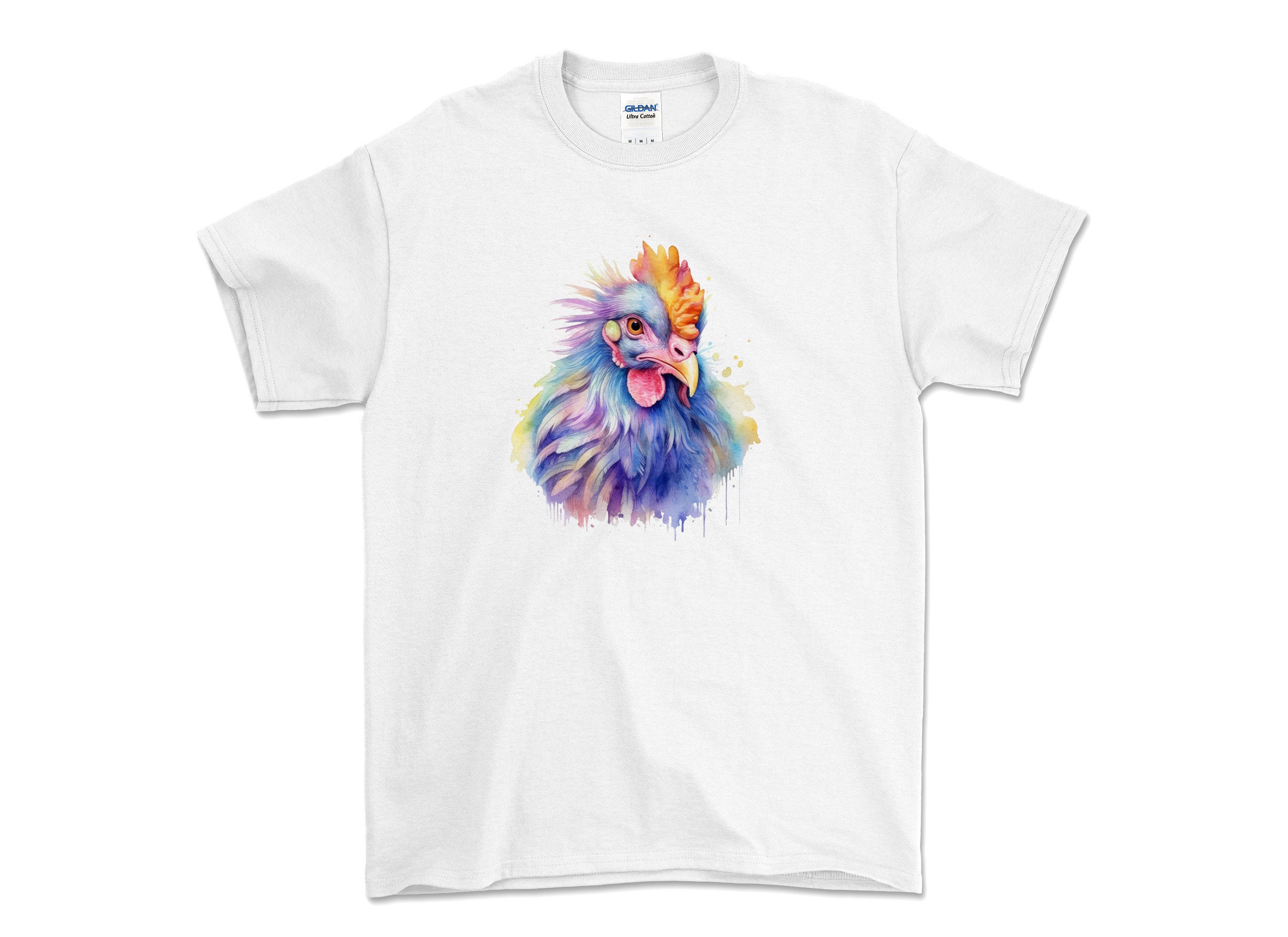 Watercolor Chicken Clipart – Farm Animal PNG & JPEG Graphics (digital ...