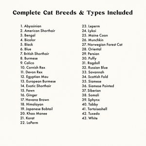 Peeking Cats SVG Bundle: 36 Breeds, Kitten Clipart (Digital Download) image 8