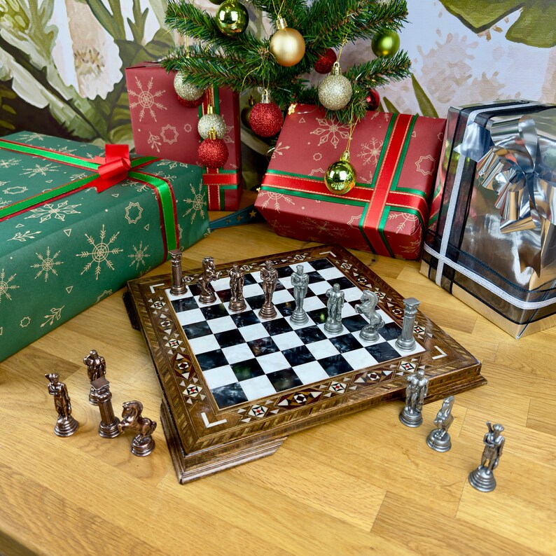 Unique Christmas Gift chess Set